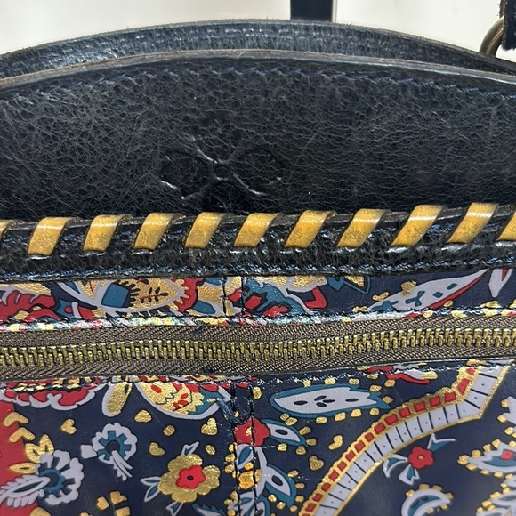 Patricia Nash Black and Red Satchel with Intricate Design - Picture 16 of 16